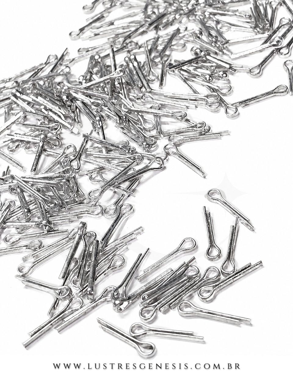 Kit Cupilha de Aluminio Acessorio para Montagem e Restauro Lustre, Sala de Jantar, Sala de Estar, Quarto, Escadas Caracol